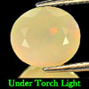 1.99 Ct. Oval Natural Multi Color Opal Sudan Unheated