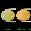 Opal Multi Color 1.82 Ct. Oval 10.2 x 8 Mm. Natural Gemstone Unheated Sudan