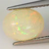 Opal Multi Color 1.79 Ct. Oval Cabochon 9.7 x 7.5 Mm. Natural Gem Unheated Sudan