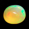 1.28 Ct. Oval Cabochon Natural Multi Color Opal Sudan