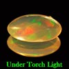 0.73 Ct. Oval Cabochon Natural Multi Color Opal Sudan