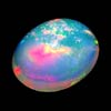 0.93 Ct. Oval Cabochon Natural Multi Color Opal Sudan
