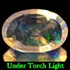 Unheated 3.48 Ct. Oval Natural Multi Color Opal Sudan Unheated 3.48 Ct. Oval Natural Multi Color Opal Sudan