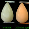 Unheated 5.84 Ct. Good Pear Natural White Color Opal