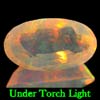 Unheated 7.60 Ct. Oval Natural Multi Color Opal Sudan Unheated 7.60 Ct. Oval Natural Multi Color Opal Sudan