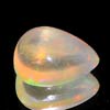 2.59 Ct.Pear Cabochon Natural Multi Color Opal Ethiopia 2.59 Ct.Pear Cabochon Natural Multi Color Opal Ethiopia