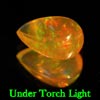2.31 Ct. Pear Cabochon Natural Multi Color Opal Sudan