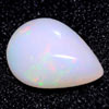 1.41 Ct. Pear Cabochon Natural Multi Color Opal Sudan