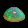 0.80 Ct. Pear Cabochon Natural Multi Color Opal Sudan