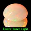 0.93 Ct. Oval Cabochon Natural Multi Color Opal Sudan