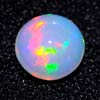 0.67 Ct. 5.8 Mm Natural Multi Color Opal Sudan Unheated