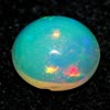 0.92 Ct. Oval Cab Natural Multi Color Opal Sudan Gem