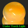 0.77 Ct. Round Cabochon Natural Multi Color Opal Sudan
