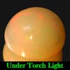 0.57 Ct. Oval Cab Natural Multi Color Opal Sudan Gem