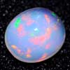 0.68 Ct. Oval Cabochon Natural Multi Color Opal Sudan