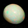 0.98 Ct. Oval Cabochon Natural Multi Color Opal Unheated