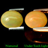 0.80 Ct. Oval Cab Natural Multi Color Opal Sudan Gem