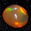 0.56 Ct. Oval Cab Natural Multi Color Opal Sudan Gem