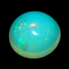 0.95 Ct. Round Cabochon Natural Multi Color Opal Sudan