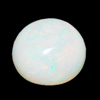 0.81 Ct. 6.4 Mm Natural Multi Color Opal Sudan Unheated