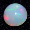 0.78 Ct. Round Cabochon Natural Multi Color Opal Sudan
