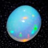0.78 Ct. Oval Cab Natural Multi Color Opal Sudan Gem