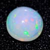 0.92 Ct. Round Cabochon Natural Multi Color Opal Sudan