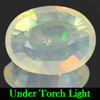 Unheated 3.57 Ct. Oval Natural Multi Color Opal Sudan Unheated 3.57 Ct. Oval Natural Multi Color Opal Sudan