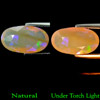 Natural Multi Color Opal Gemstones 3.15 Ct. Oval Shape 14.8 x 8.4 Mm. Natural Multi Color Opal Gemstones 3.15 Ct. Oval Shape 14.8 x 8.4 Mm.