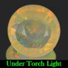 Unheated 4.18 Ct. Round Natural Multi Color Opal Sudan Unheated 4.18 Ct. Round Natural Multi Color Opal Sudan