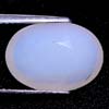 Unheated 3.32 Ct. Oval Natural White Color Opal Sudan Unheated 3.32 Ct. Oval Natural White Color Opal Sudan
