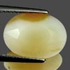 Unheated 4.19 Ct. Oval Natural White Yellow Opal Sudan Unheated 4.19 Ct. Oval Natural White Yellow Opal Sudan