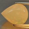 Unheated 2.60 Ct. Pear Natural White Color Opal Sudan