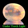 Unheated 1.14 Ct. Oval Natural Multi Color Opal Sudan