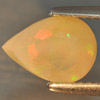1.24 Ct. Pear Natural Multi Color Opal Sudan Unheated