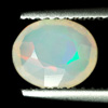 0.72 Ct. Oval Natural Multi Color Opal Sudan Unheated