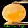 1.12 Ct. Oval Natural Multi Color Opal Sudan Unheated