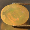 1.46 Ct. Oval Natural Multi Color Opal Sudan Unheated