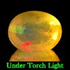 1.10 Ct. Oval Natural Multi Color Opal Sudan Unheated