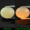 3.24 Ct. Oval Natural Multi Color Opal Sudan Unheated