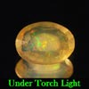 1.12 Ct. Oval Natural Multi Color Opal Sudan Unheated