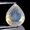 0.80 Ct. Pear Natural Multi Color Opal Sudan Unheated