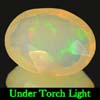 1.11 Ct. Oval Natural Multi Color Opal Sudan Unheated