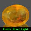 1.20 Ct. Oval Natural Multi Color Opal Sudan Unheated