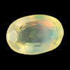 0.68 Ct. Oval Natural Multi Color Opal Sudan Unheated
