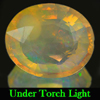 5.99 Ct. Oval Natural Multi Color Opal Sudan Unheated