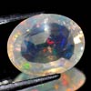Unheated 1.29 Ct. Oval Natural Multi Color Opal Sudan