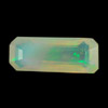 1.27 Ct Octagon Natural Multi Color Opal Sudan Unheated