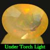 3.01 Ct. Oval Natural Multi Color Opal Sudan Unheated