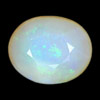 1.19 Ct. Oval Natural Multi Color Opal Sudan Unheated